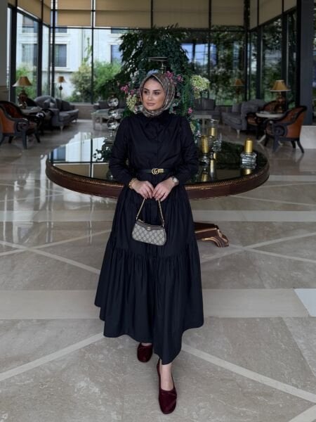 Versa Elbise Siyah