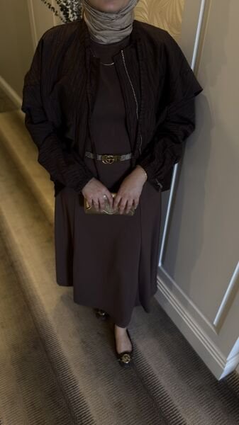 Ceketli Takım Kahverengi