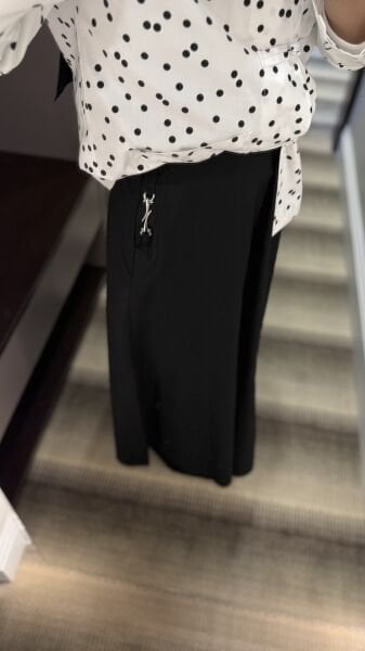 Cep Detaylı Pamuklu Etek