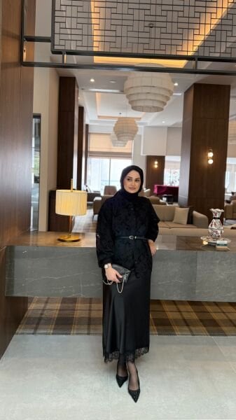 İpkyol  Brode Gömlek Siyah