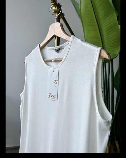 Altı Piliseli İçlik Beyaz