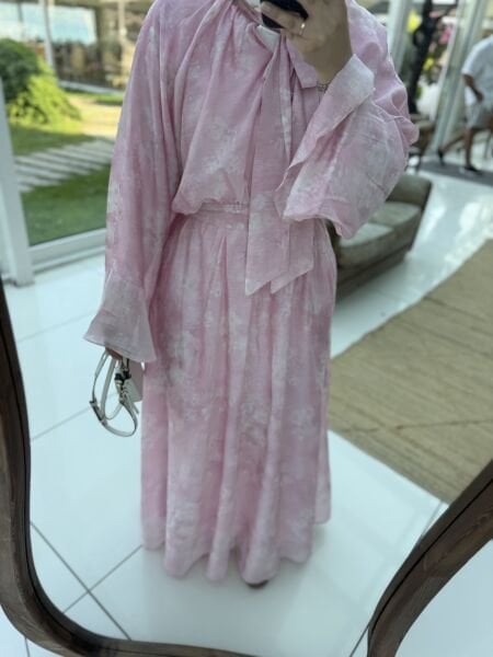Romance Elbise Pembe