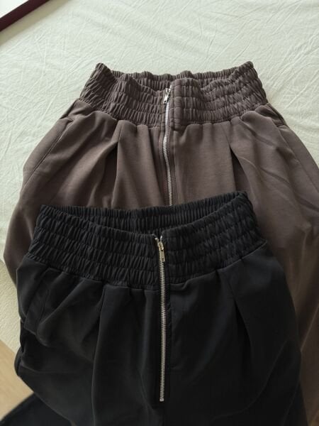 Fermuarlı Muadil Takım Siyah