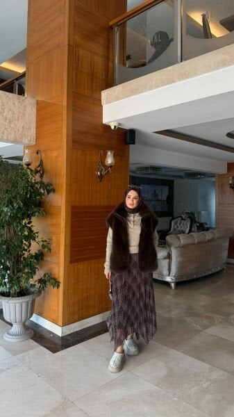 Lolita Kürk Kahverengi