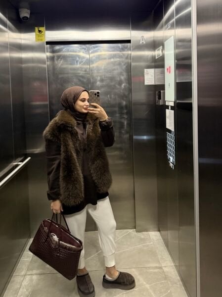 Lolita Kürk Kahverengi