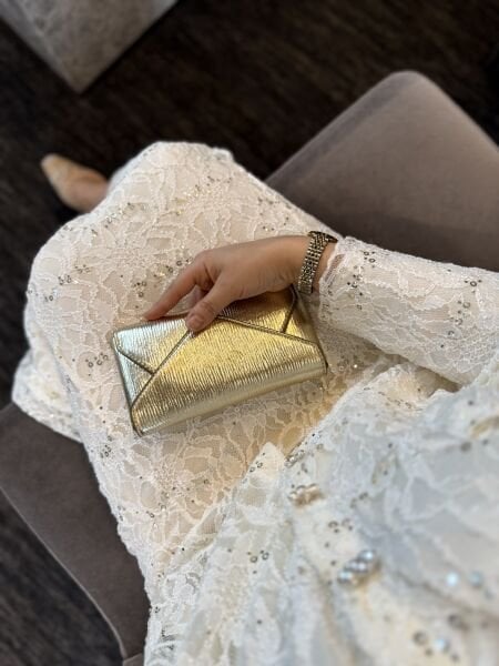 İthal Dantelli Takım Ekru