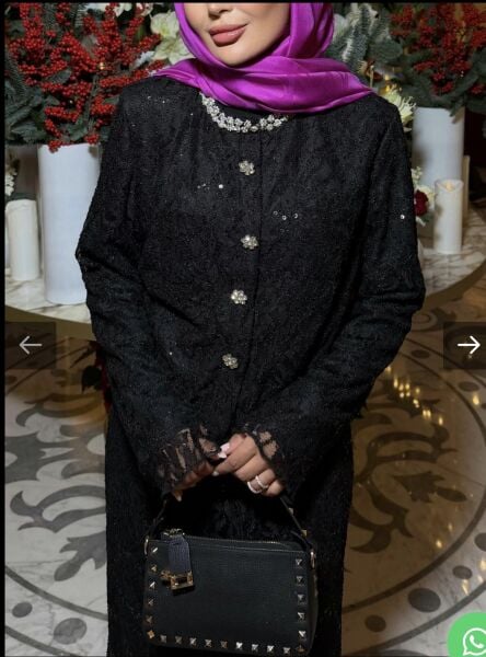 İthal Dantelli Takım Siyah