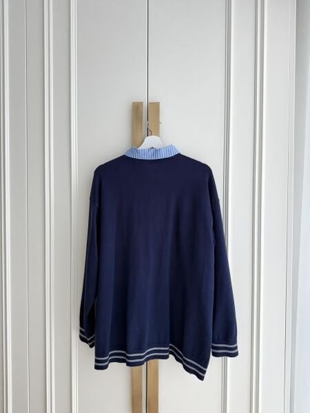 Twist Gömlekli Kazak Lacivert