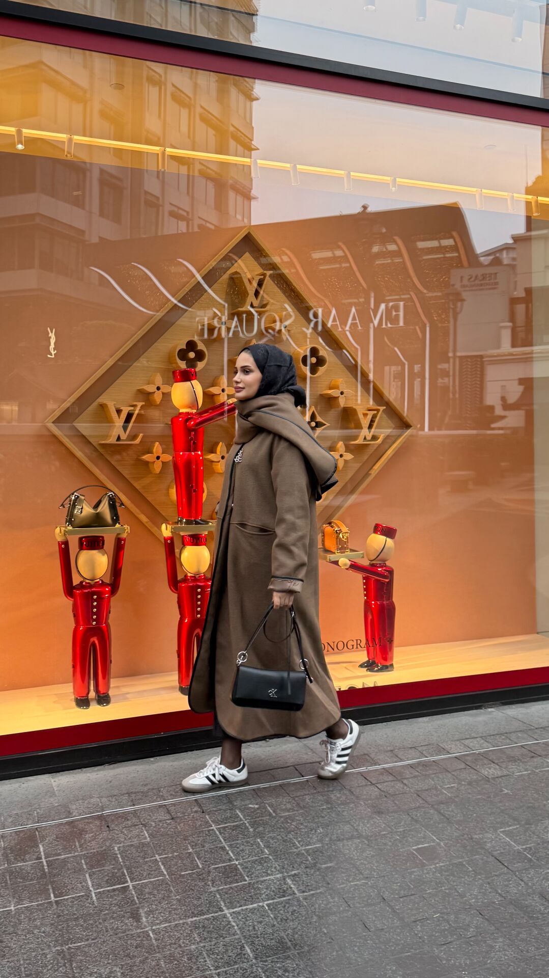 Şal Detaylı Kaşe Kaban