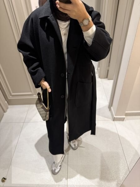 Massim Kaşe Kaban Siyah