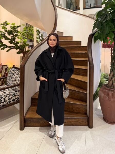 Massim Kaşe Kaban Siyah