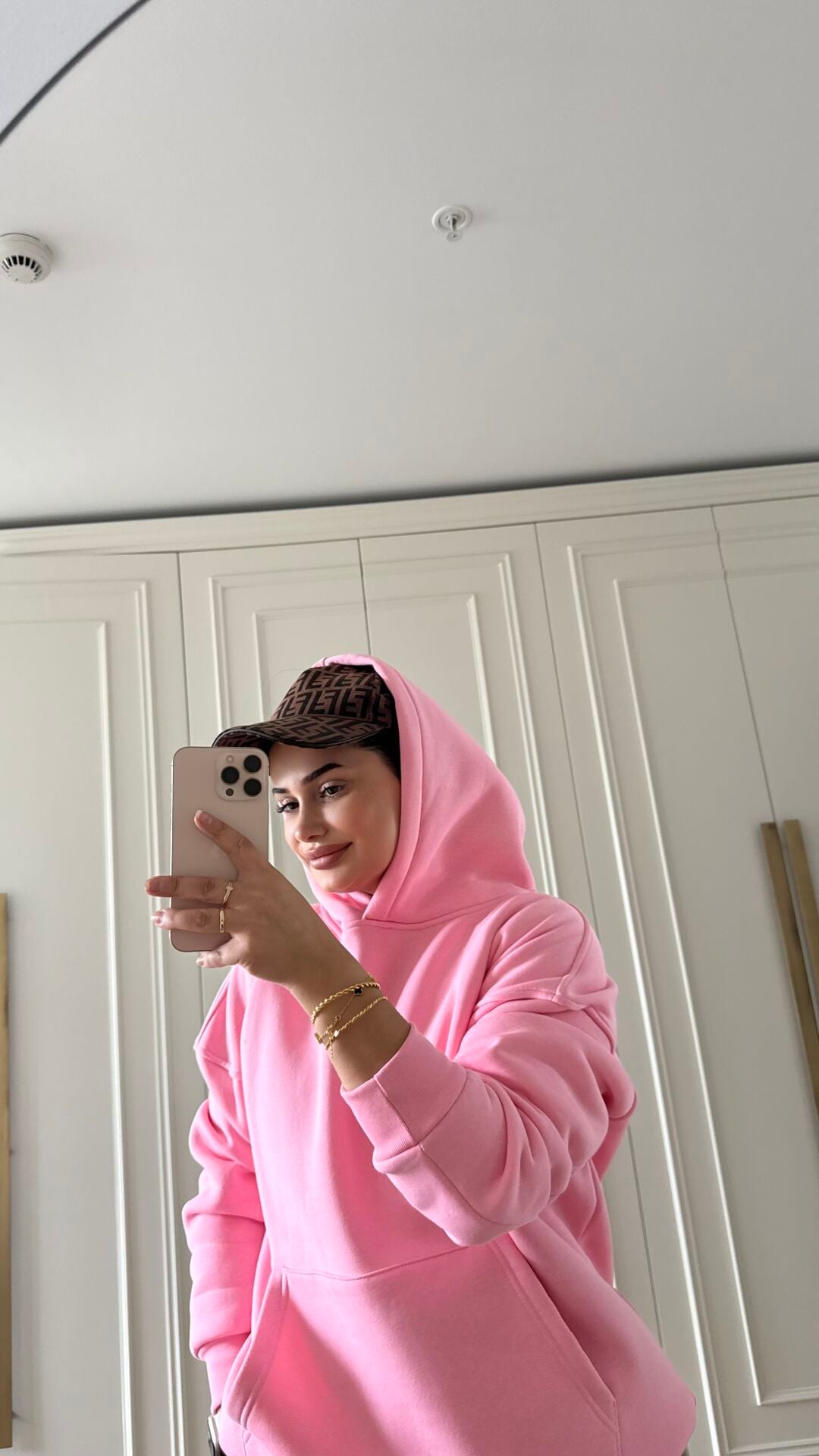 Oversize Sweat Pembe