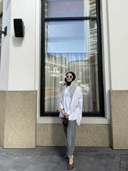 Çizgili Sweat