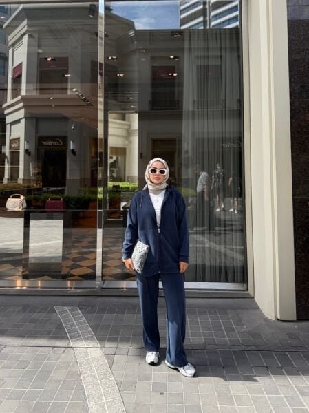 Oysho Kumaş Takım Lacivert