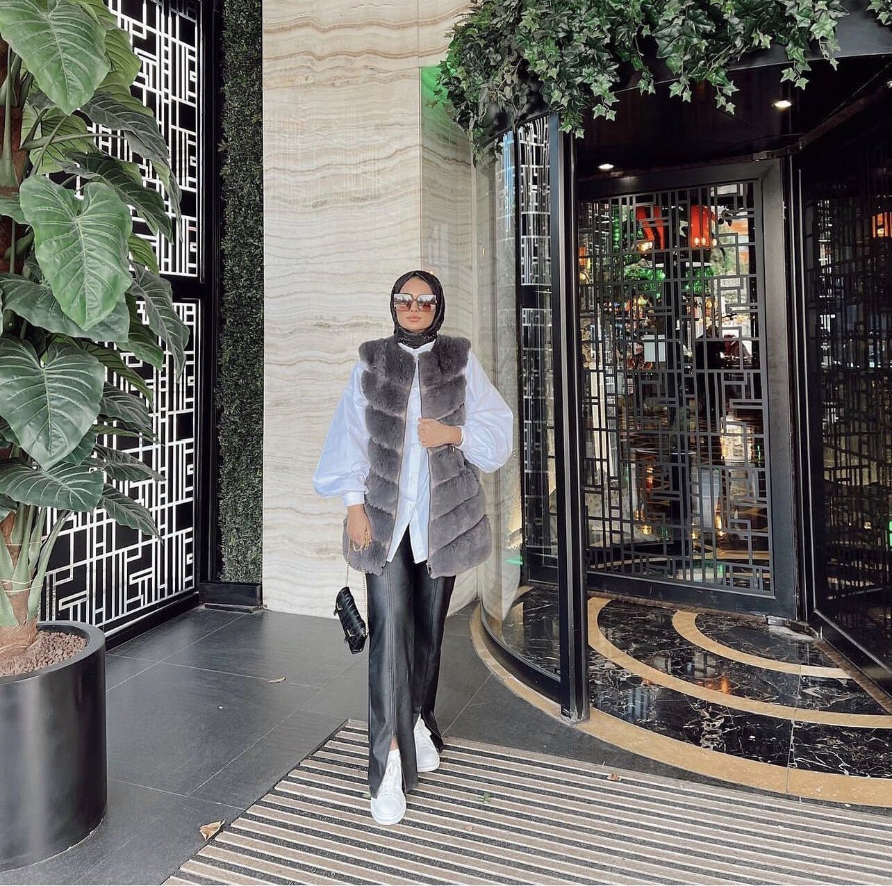 Kürk Yelek Antrasit/Gri