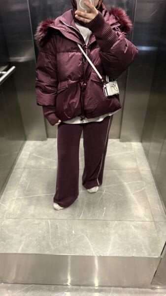 Biyeli Eşofman Takımı Bordo