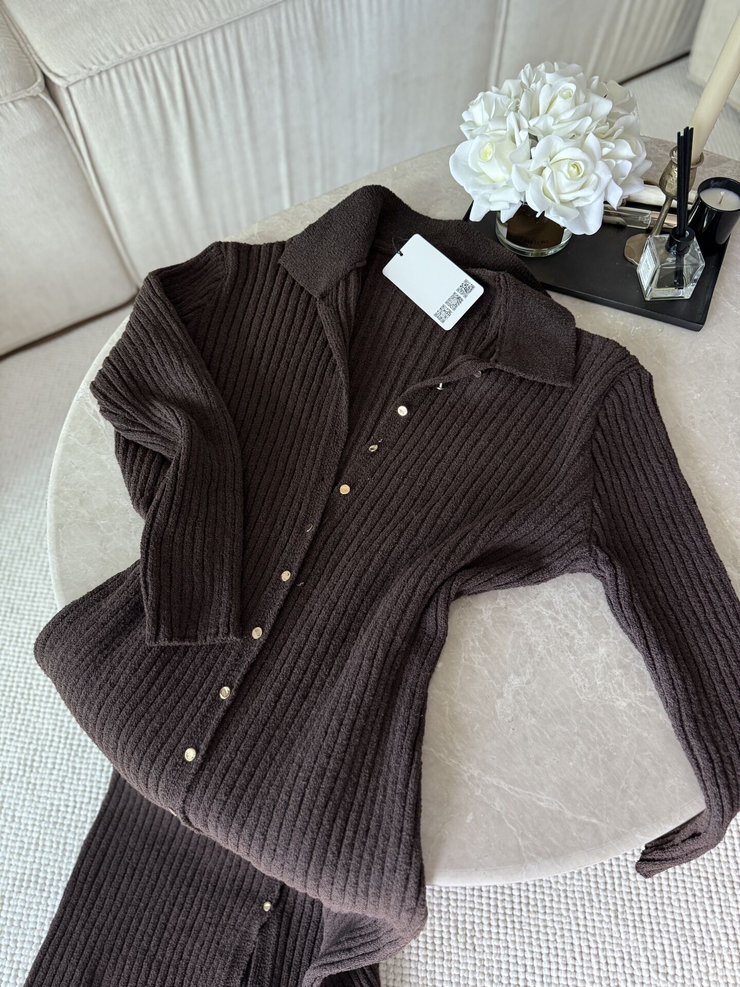 Pinterest Hırka Kahverengi