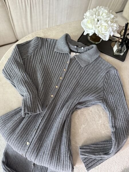 Pinterest Hırka Gri