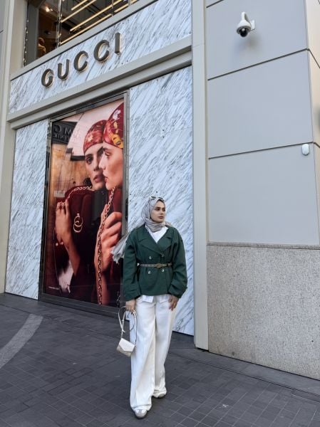 Modal Kumaş Ceket Yeşil