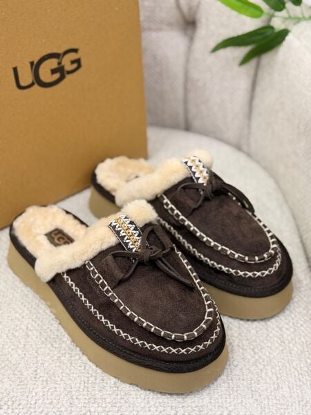 Tüylü Loafer Terlik