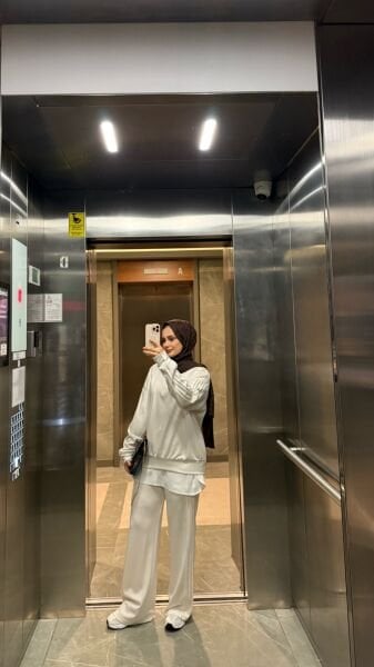 Pullu Modal Takım Ekru