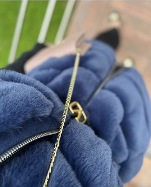 Kürk Yelek Lacivert