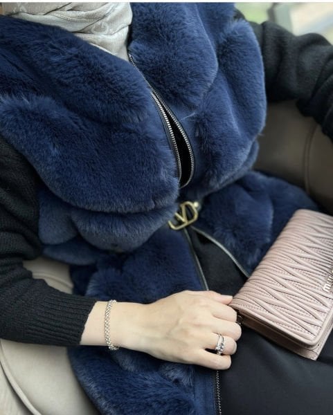 Kürk Yelek Lacivert