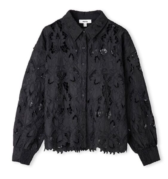 İpkyol  Brode Gömlek Siyah