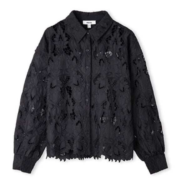 İpkyol  Brode Gömlek Siyah