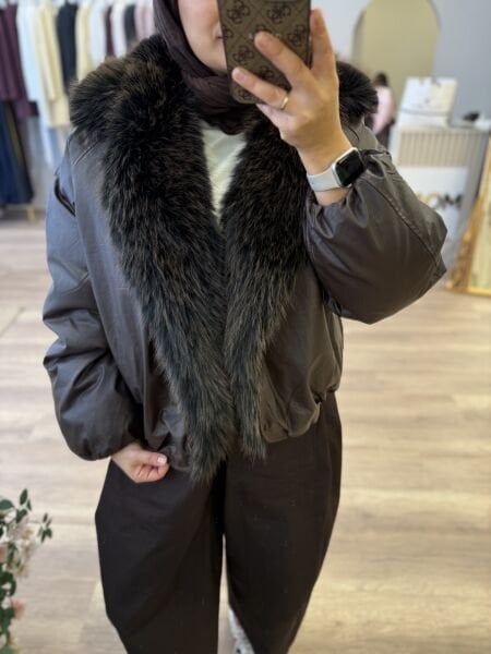 Kürklü Bomber Mont