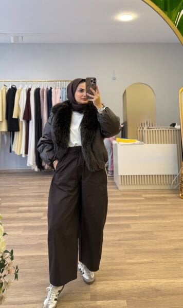 Kürklü Bomber Mont