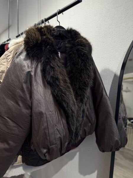 Kürklü Bomber Mont