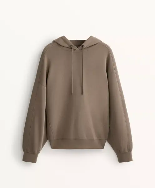 Yanları Fitilli Modal Takım Kahverengi