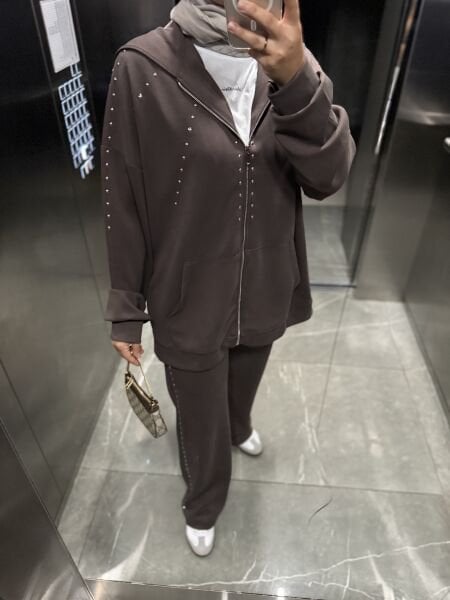 Twist Takım Kahverengi