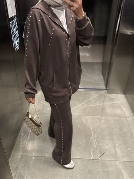Twist Takım Kahverengi