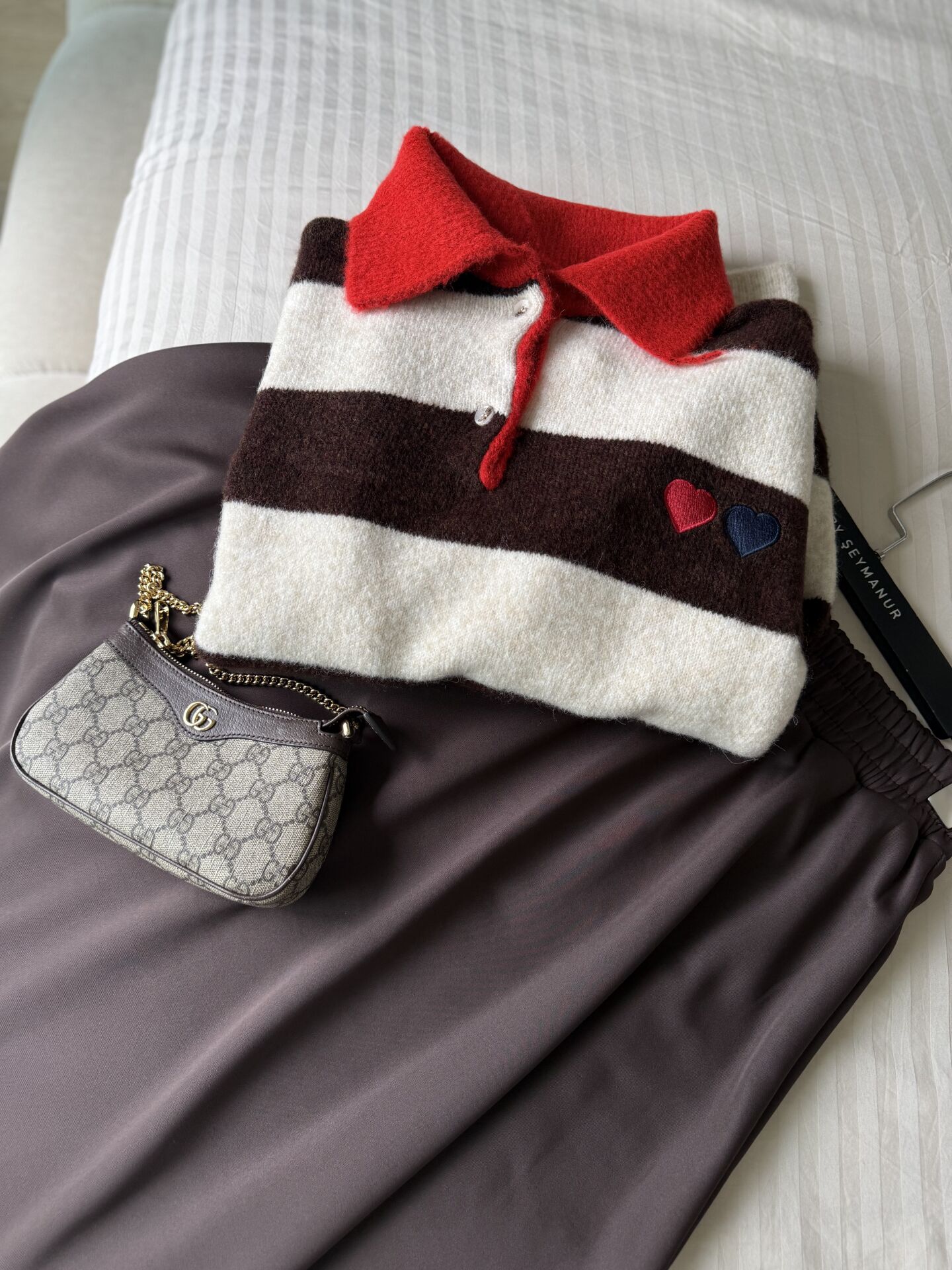 Polo Yaka Kazak Kahverengi