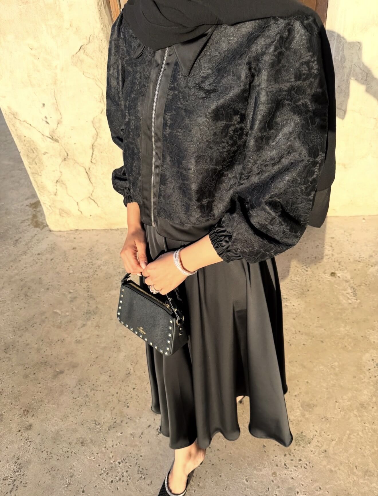 Ceketli Dantel Takım