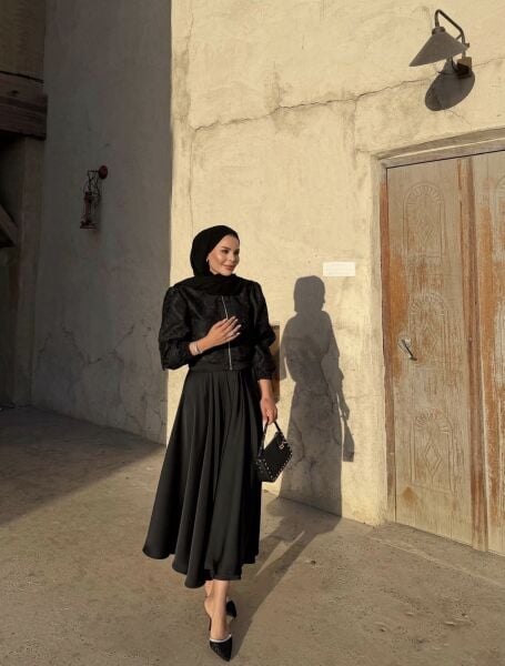 Ceketli Dantel Takım