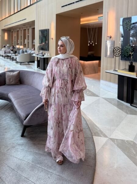 Senna Elbise Pembe