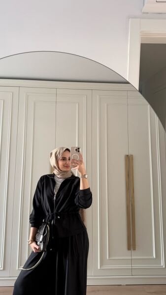 Bol Oysh Eşofman Takımı Siyah