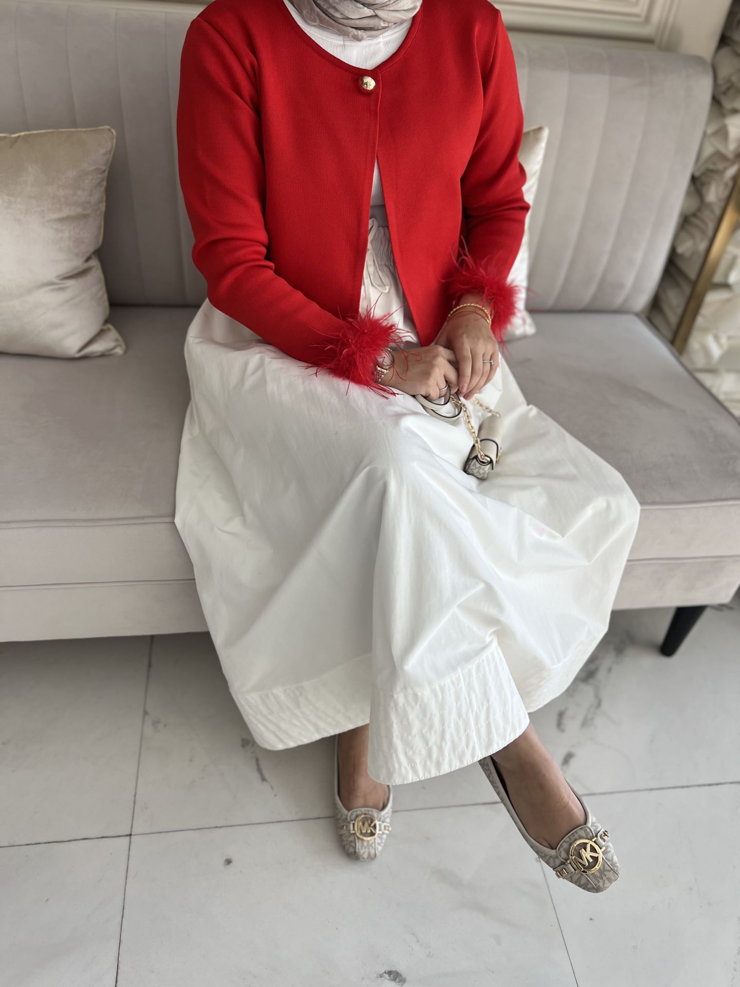 Astarlı Poplin Etek