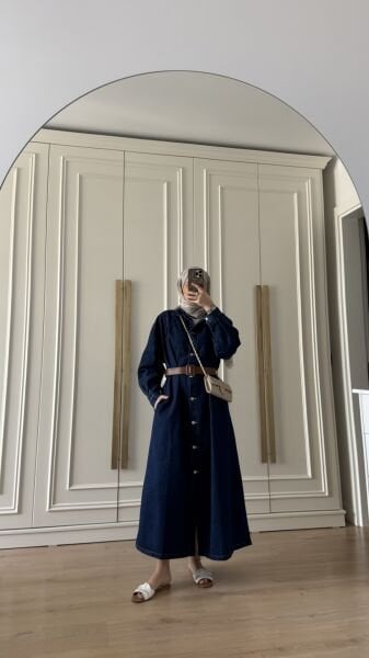 Denim Elbise
