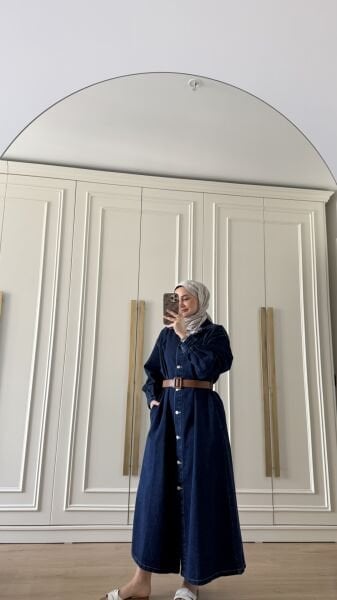 Denim Elbise