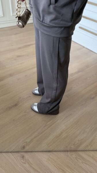 Fermuarlı Oyhs Takım Kahverengi