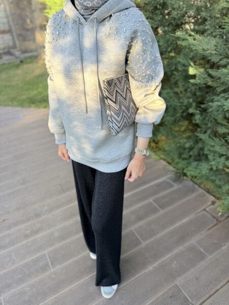 Taşlı Scuba Sweat
