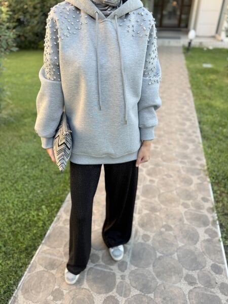 Taşlı Scuba Sweat