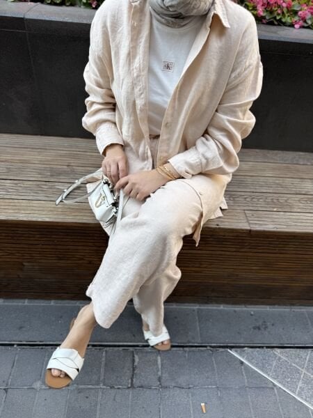 Havuç Model Keten Takım