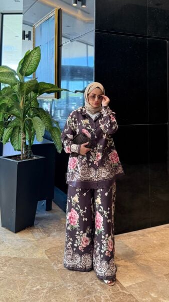 Lara Takım Kahverengi
