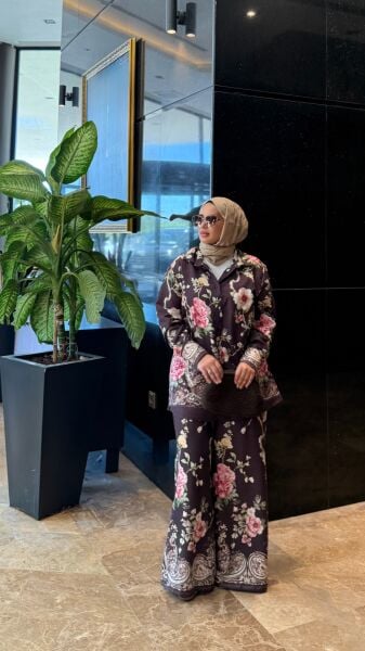 Lara Takım Kahverengi