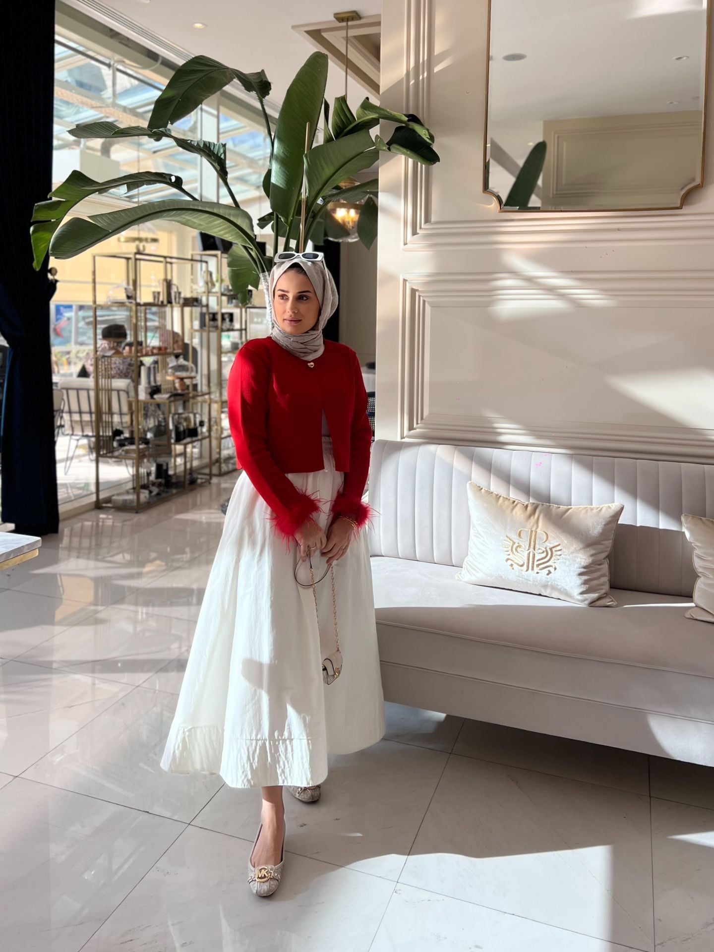 Astarlı Poplin Etek